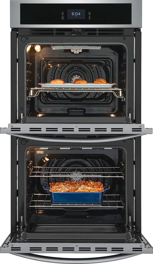 Frigidaire 27 Stainless Steel Double Electric Wall Oven With Fan Convection