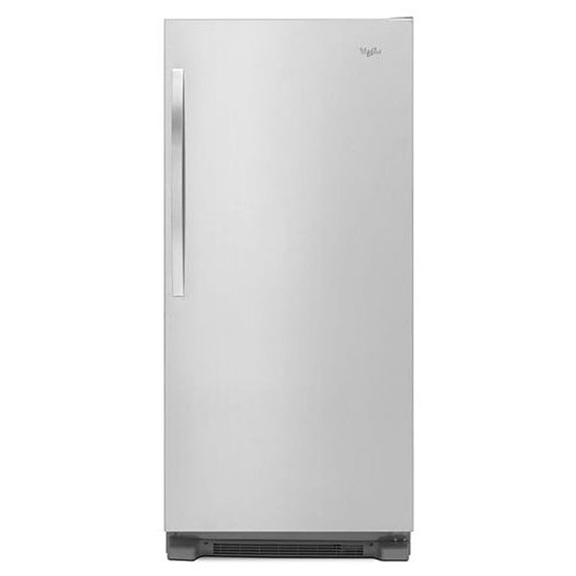 Whirlpool SideKicks 17.7 Cu. Ft. All-Refrigerator Right-Hinge 31-Inch Wide in Monochromatic Stainless Steel