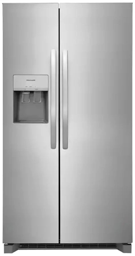Frigidaire 25.6 Cu. Ft. Side-By-Side Refrigerator 36-Inch Wide in Stainless Steel