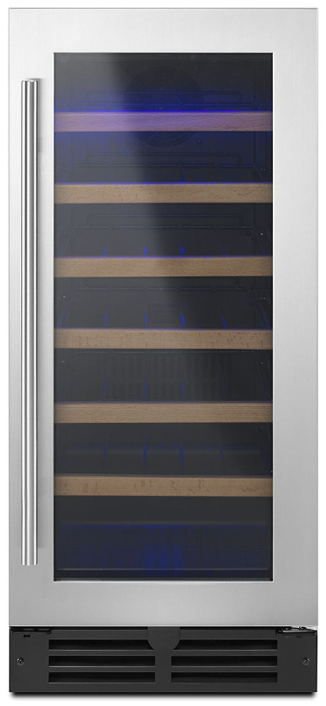 Whirlpool 15 Stainless Frame Undercounter Wine Center With Towel Handle Bar