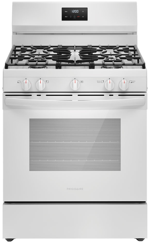 Frigidaire 30 In. Gas Range in White (1)