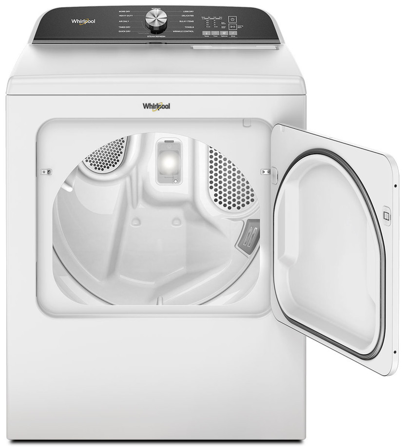 Whirlpool 7 Cu. Ft. Electric Dryer with Moisture Sensor in White