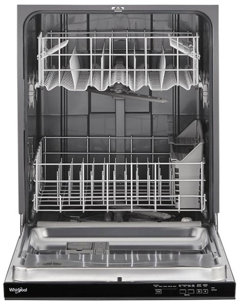 Whirlpool 24 Black Dishwasher With Boost Cycle And Pocket Handle