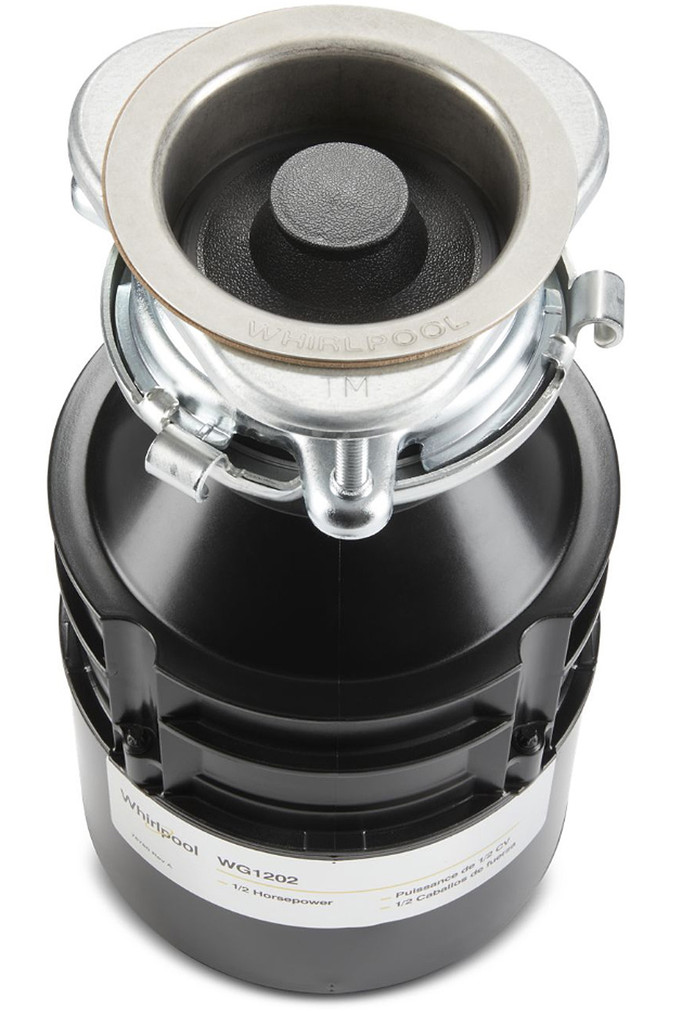 Whirlpool Black 12 HP In-Sink Garbage Disposal (1)