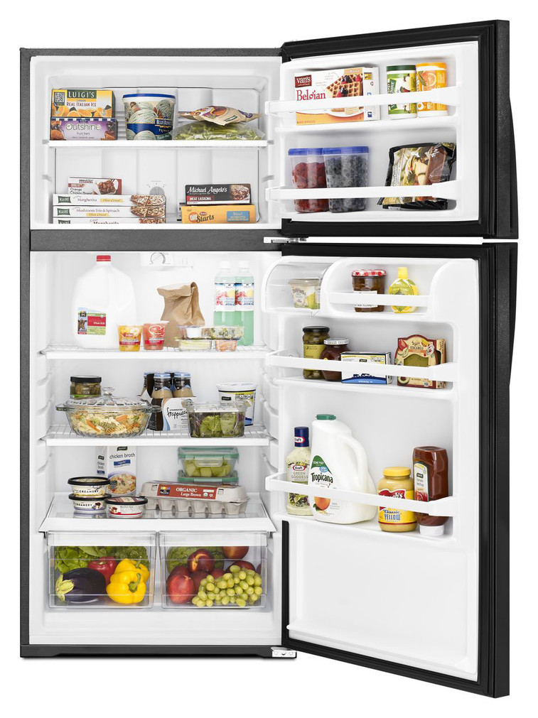 Whirlpool ADA 14.33 Cu. Ft. Top-Freezer Refrigerator 28-Inch Wide in Black