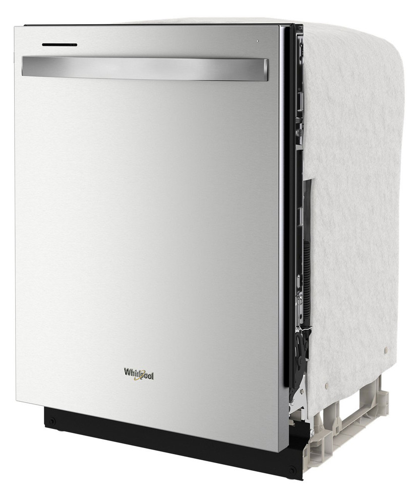 Whirlpool Built-In Dishwasher with AI Intelligent Wash 24-Inch in Fingerprint Resistant Stainless Steel