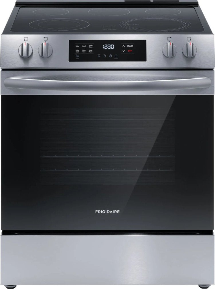 Frigidaire 30 In. Stainless Steel Front Control Electric Range (1)