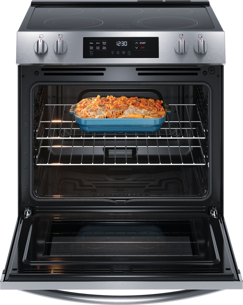 Frigidaire 30 In. Stainless Steel Front Control Electric Range (1)