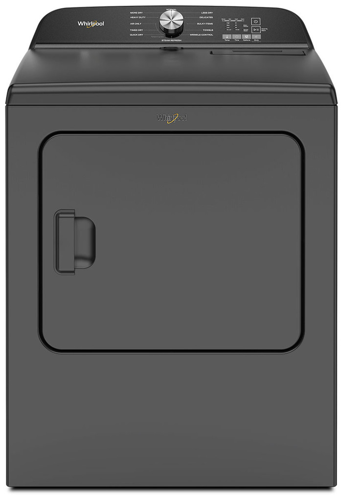 Whirlpool 7 Cu. Ft. Gas Dryer with Moisture Sensor in Volcano Black