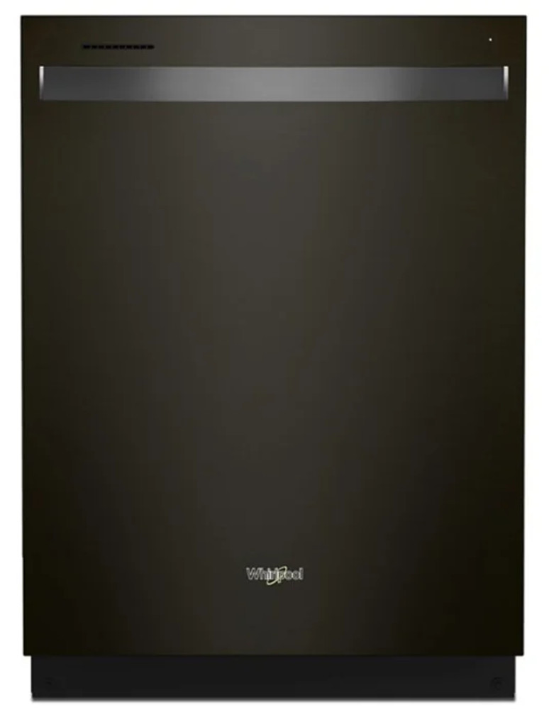 Whirlpool 24 Black Stainless Steel Large Capacity Dishwasher With 3rd Rack