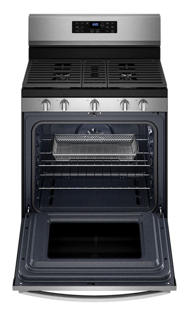 Whirlpool 5 Cu. Ft. Fingerprint Resistant Stainless Steel 5-In-1 Air Fry Gas Range