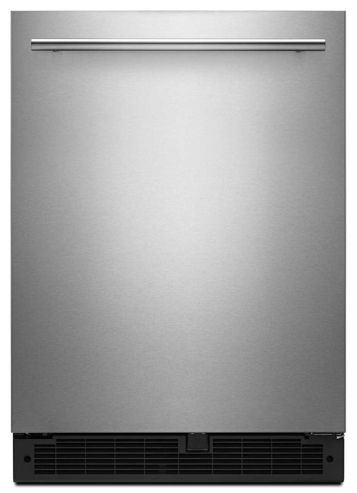 Whirlpool Compact Undercounter Refrigerator 24 Inch in Stainless Steel