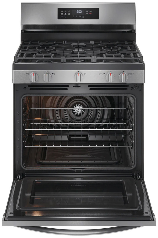 Frigidaire 30 In. Gas Range with Air Fry in Stainless Steel