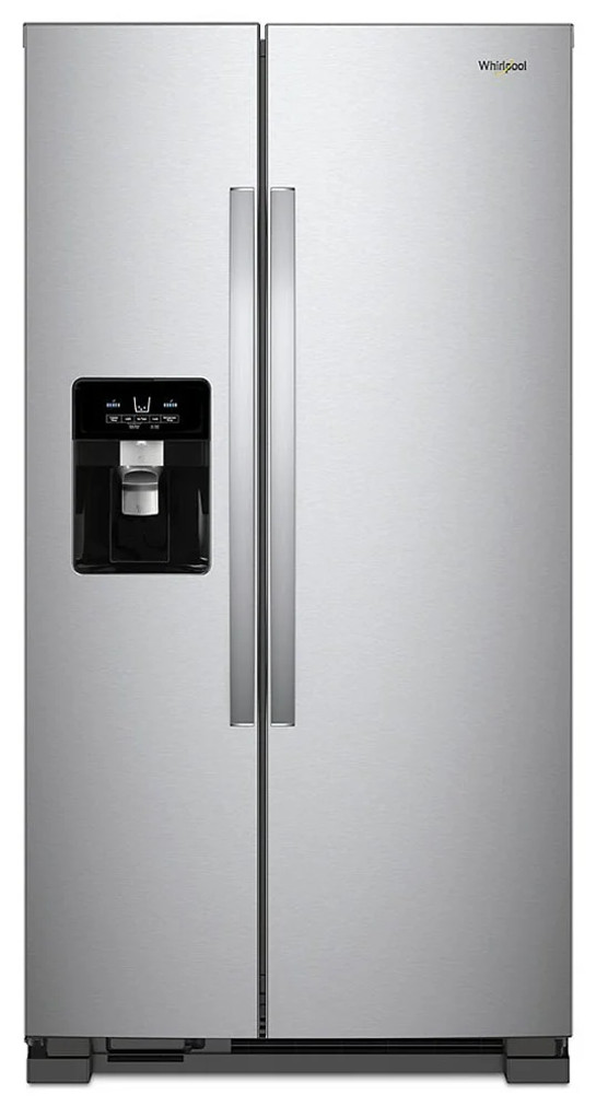 Whirlpool Stainless Side-By-Side Refrigerator  Gas Range Package