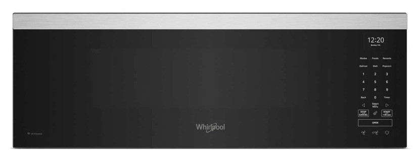 Whirlpool Over-The-Range Smart Microwave Hood 1.1 Cu. Ft. in Fingerprint Resistant Stainless Steel