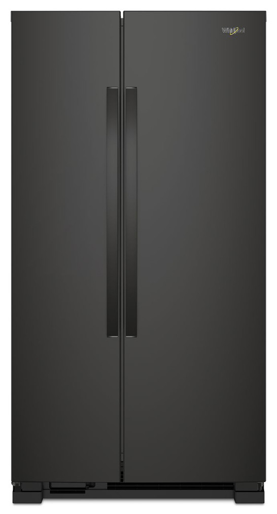 Whirlpool 21.72 Cu. Ft. Side-By-Side Refrigerator 33-Inch Wide in Black