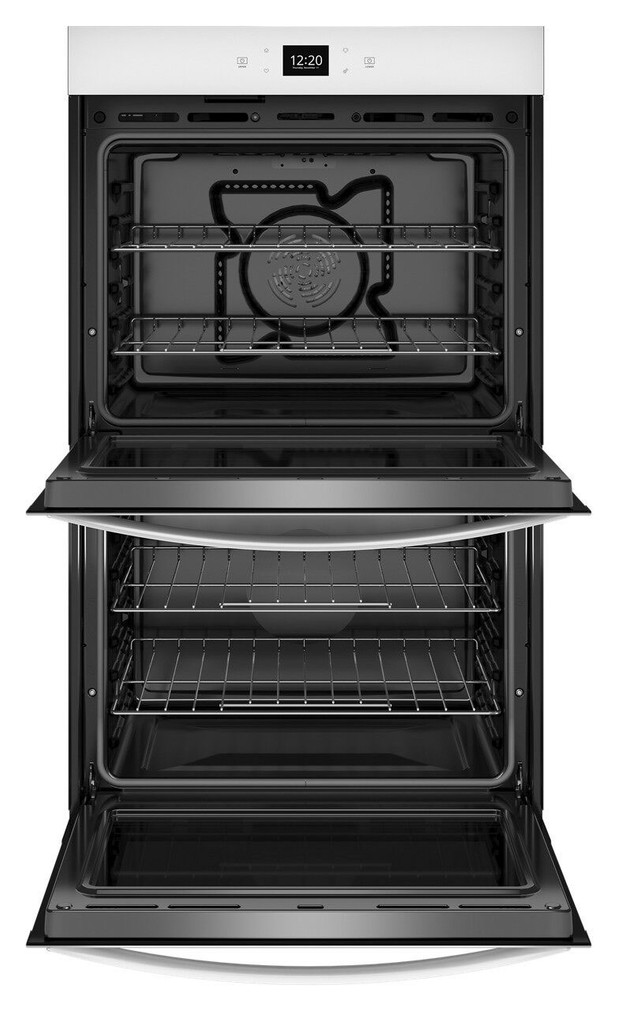 Whirlpool 30-Inch Double Wall Oven with Air Fry When Connected in White