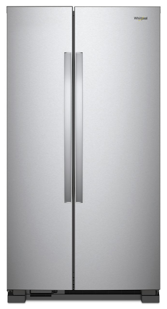 Whirlpool 22 Cu. Ft. Side-By-Side Refrigerator 33-Inch in Monochromatic Stainless Steel