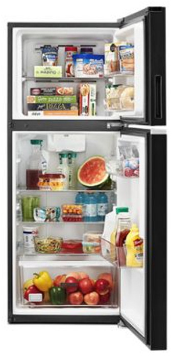 Whirlpool ADA 11.6 Cu. Ft. Small Space Top-Freezer Refrigerator 24-Inch in Black