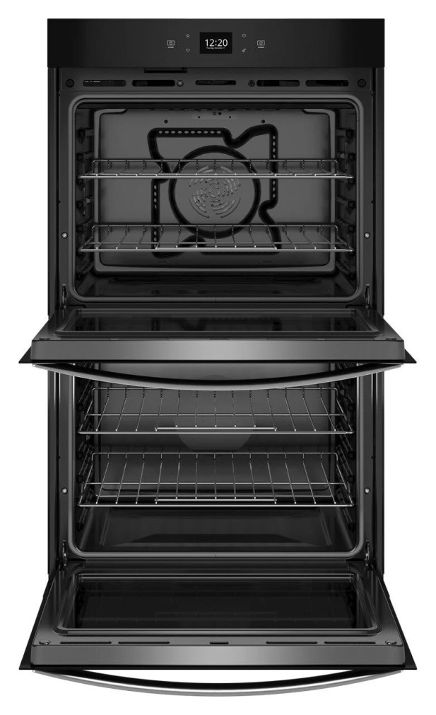 Whirlpool 27-Inch Double Wall Oven with Air Fry When Connected in Fingerprint Resistant Stainless Steel