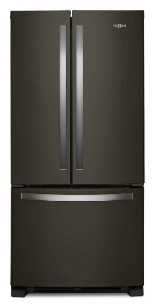 Whirlpool 22 Cu. Ft. French Door Refrigerator 33-Inch Wide in Black Stainless