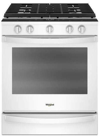 Whirlpool 5.8 Cu. Ft. White Slide-In Gas Range