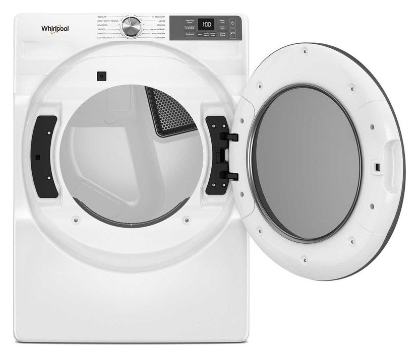 Whirlpool Smart Gas Dryer with Wrinkle Shield 7.4 Cu. Ft. in White