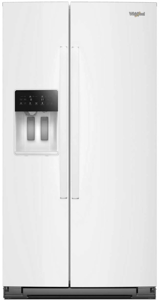 Whirlpool 28.7 Cu. Ft. Side-by-Side Refrigerator 36-Inch Wide in White