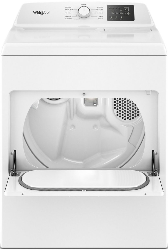 Whirlpool 7 Cu. Ft. Gas Dryer with AutoSensing in White