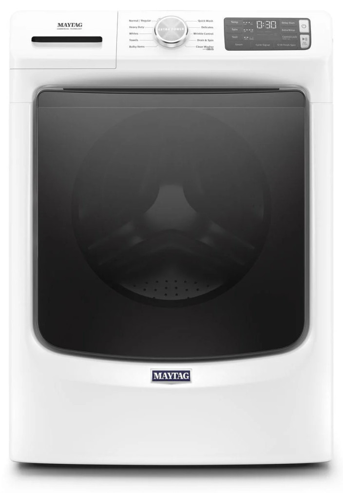 Maytag White Front Load Washer  Gas Dryer Package