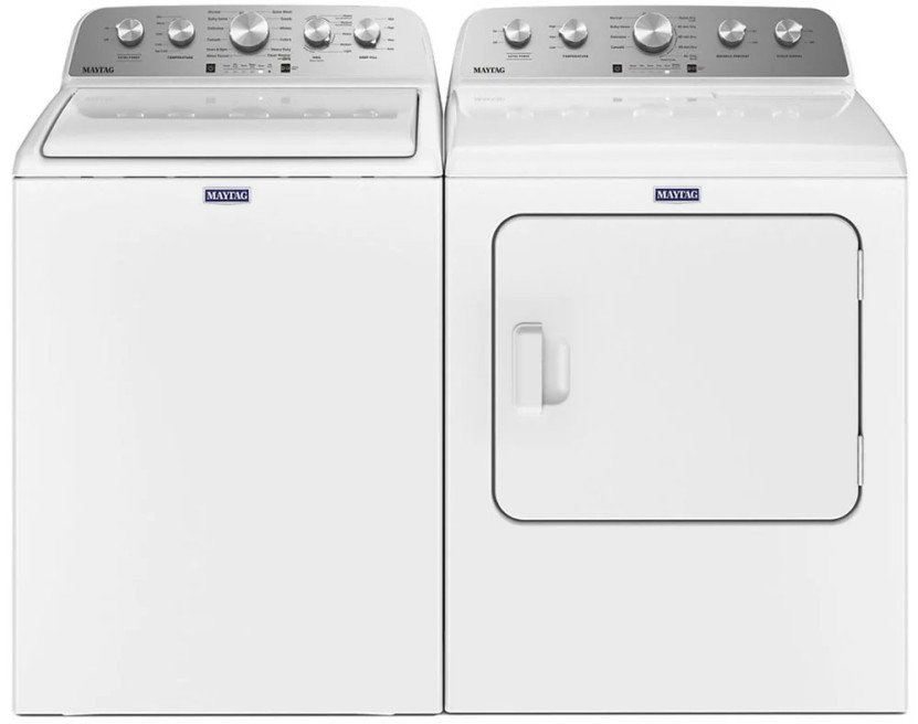 Maytag White Top Load Washer  Gas Dryer Package