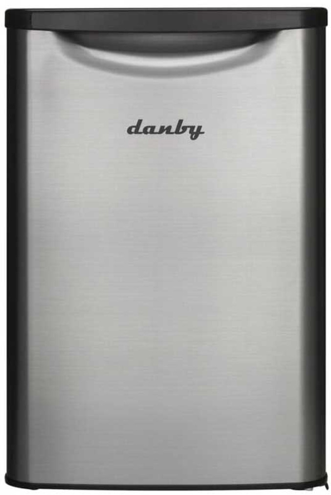 Danby 2.6 Cu. Ft. Compact Refrigerator 18-Inch Wide in Stainless Steel