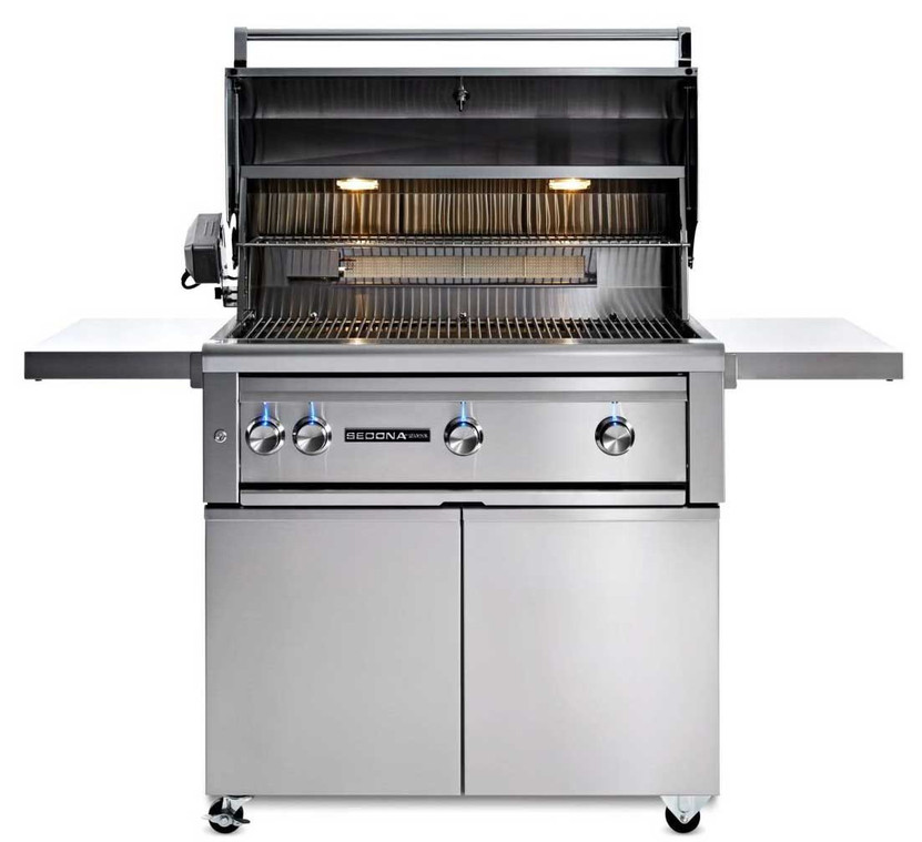 Lynx Sedona Freestanding Grill Natural Gas with Rotisserie 36-Inch in Stainless Steel