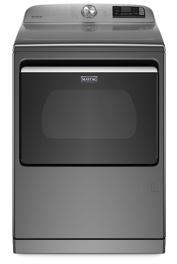 Maytag 7.4 Cu. Ft. Metallic Slate Smart Capable Gas Dryer With Extra Power Button