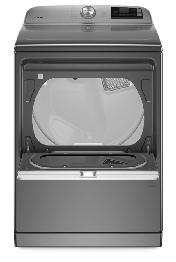 Maytag 7.4 Cu. Ft. Metallic Slate Smart Capable Gas Dryer With Extra Power Button