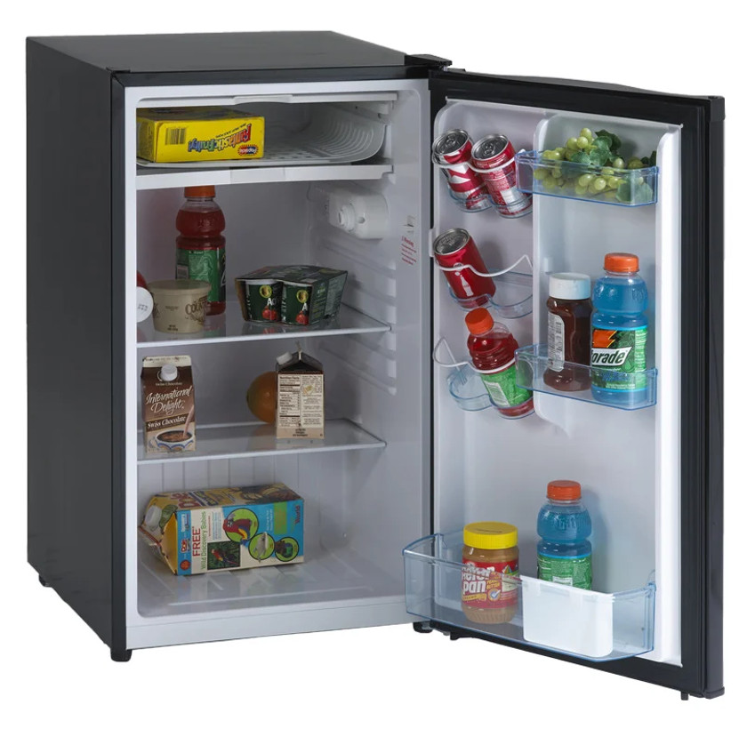 Avanti 4.4 Cu. Ft. Compact Refrigerator 19-Inch Wide in Black