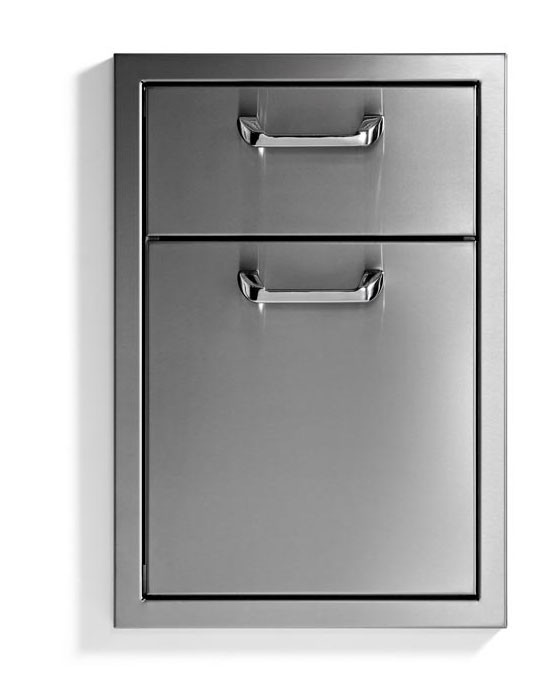Lynx 16 Stainless Steel Classic Double Drawers