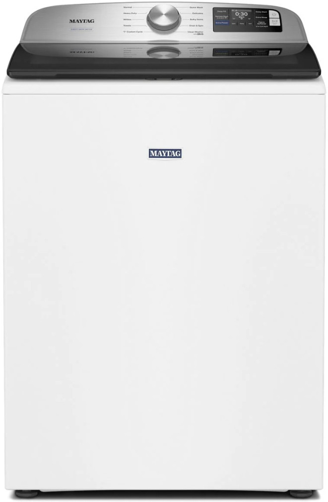 Maytag 5.2 Cu. Ft. Smart Top Load Washer with Extra Power in White
