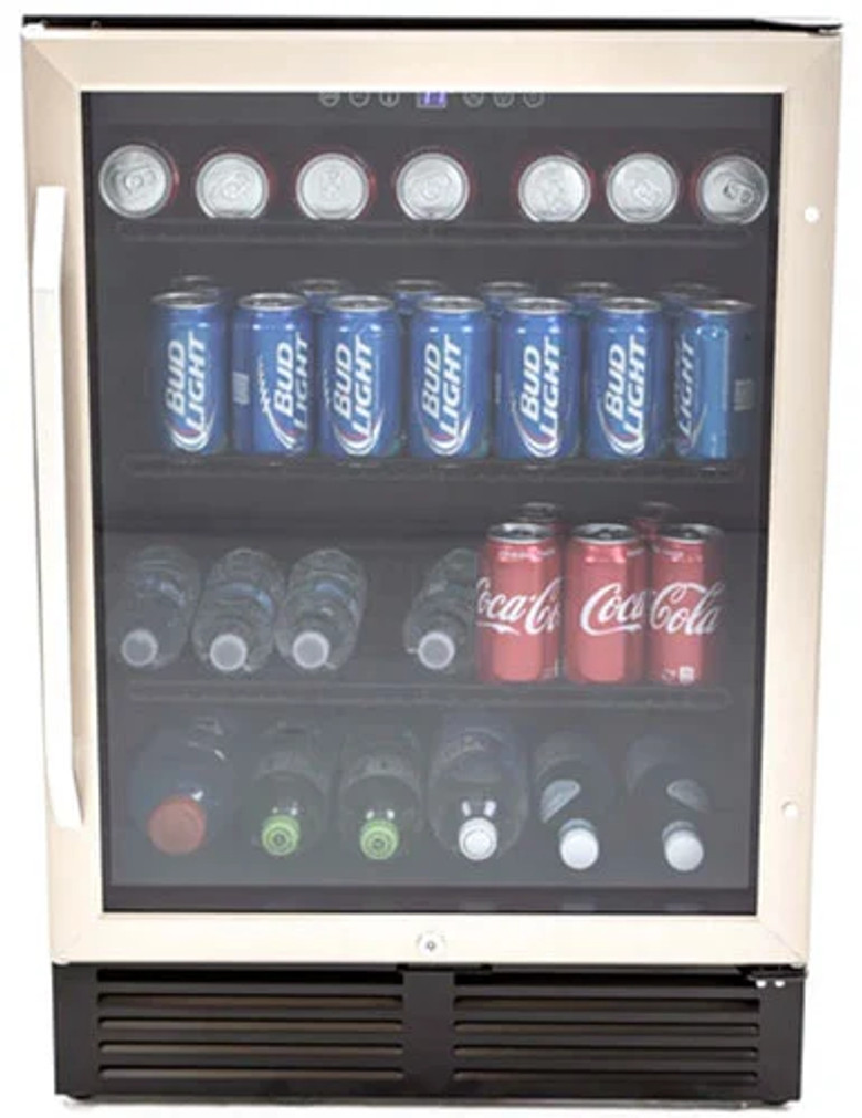 Avanti 5 Cu. Ft. Beverage Center 24-Inch Wide in Stainless Steel Frame