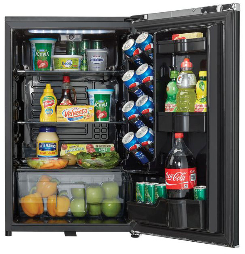 Danby Retro 4.4 Cu. Ft. Compact Refrigerator 21-Inch in Midnight Black