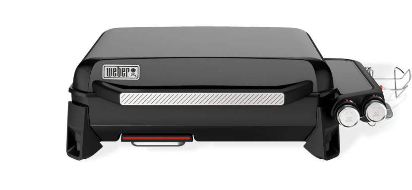 Weber Slate Rust-Resistant Tabletop Liquid Propane Griddle 22-Inch