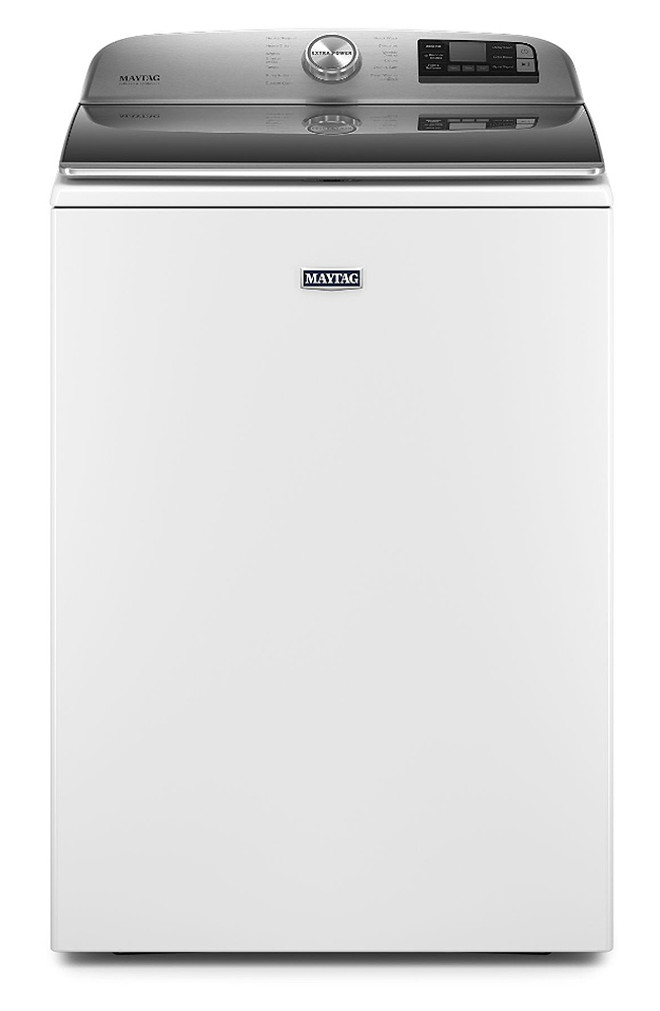 Maytag White Top Load Smart Washer  Gas Dryer Package