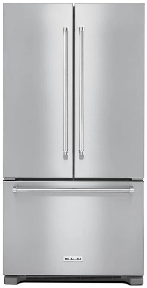 KitchenAid 22 Cu. Ft. Counter-Depth French Door Refrigerator 36-Inch Wide in Stainless Steel