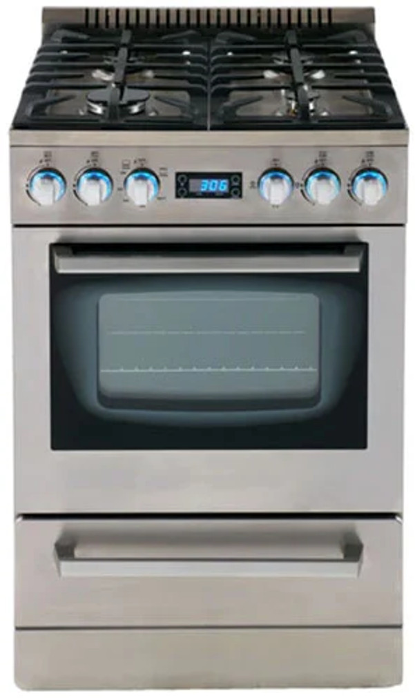 Avanti ADA ELITE Series 24 In. Stainless Steel Gas Range