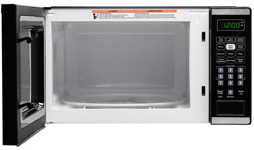 Danby Countertop Microwave 0.7 Cu. Ft. in Black and Stainless Steel