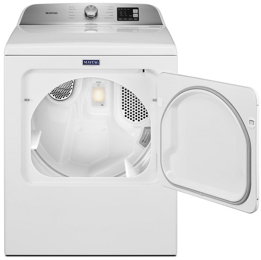Maytag 7 Cu. Ft. White Electric Dryer With Moisture Sensing