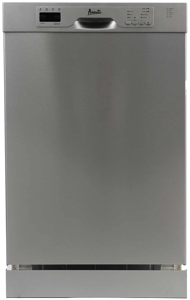 Avanti ADA 18 Stainless Steel Built-In Dishwasher