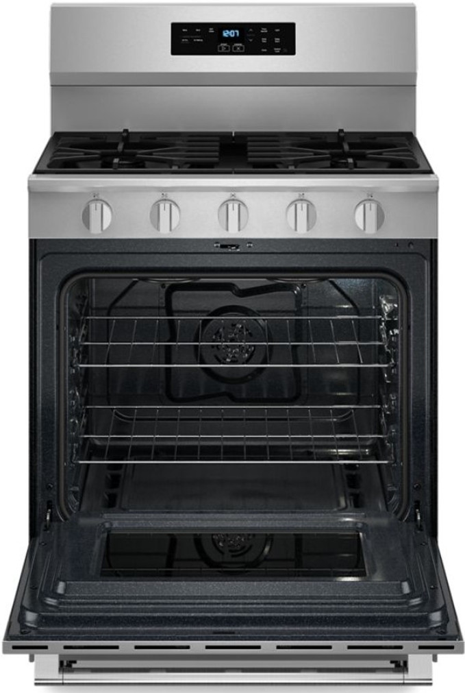 Maytag Gas Range With No Preheat Air Fry and Air Baking 30-Inch in Stainless Steel