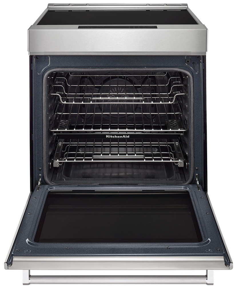KitchenAid ADA 30 In. Slide-In Induction Convection Range with Air Fry in Stainless Steel