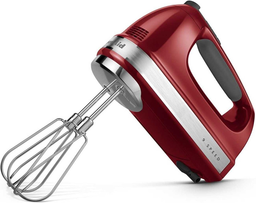 KitchenAid 9-Speed Hand Mixer in Empire Red